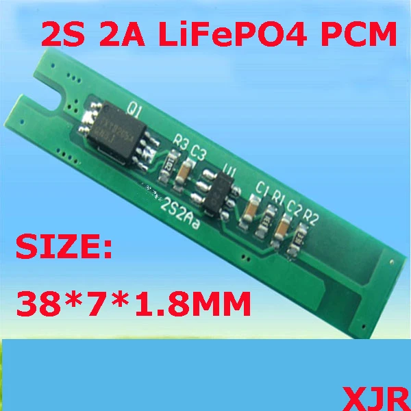 

2S 2A 6.4V LiFePO4 BMS/PCM/PCB battery protection circuit board for 2 Packs 18650 Battery Cell