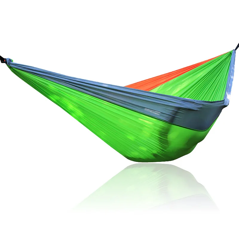 Легко упаковывать для путешествий нейлоновый гамак 1-2 человека парашют для игр на свежем воздухе гамак кемпинг подвесная кровать качели портативный двойной