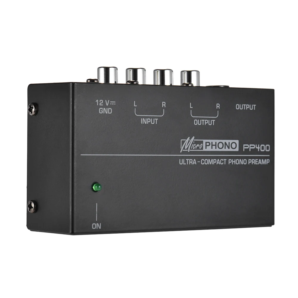 

Hot Sale Phono Preamplifier Ultra-compact Phono Preamp Preamplifier with RCA 1/4" TRS Interfaces