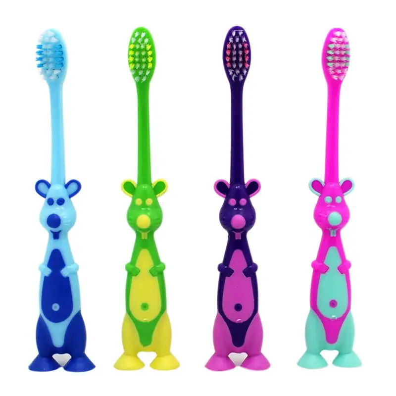 

New Baby Cartoon Animal Shape Soft Toothbrush Kids Dental Oral Care Brush Tool Toothbrushes