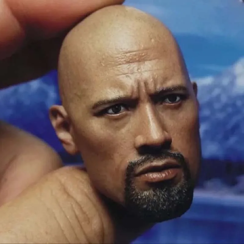 Mnotht 1/6 модель головы Dwayne Johnson Форсаж солдат вырезание BT013 игрушка для 12 дюймовых
