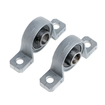 

1 Set(2Pcs) P08 8mm Bore Self Align Mounted Pillow Block Bearing For 3D Printer CNC NEW