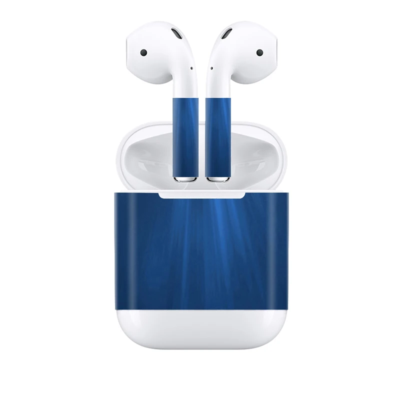 Прямая поставка защитный кожаный чехол для Apple Airpods стикер DIY Украшение