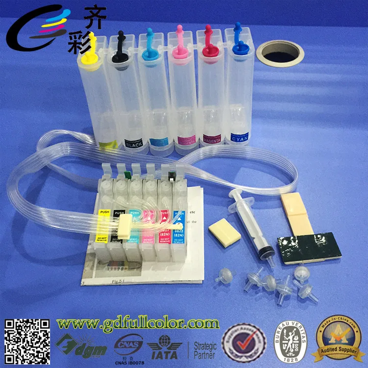 

T0811 Continous Ink Supply System for Epson 1410 CISS with Reset Chip + 500ML Pigment Ink / Color