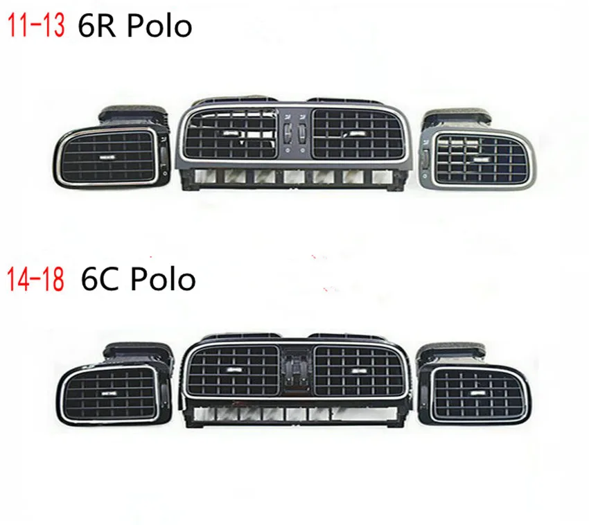 

Left Right Central Dashboard Central Air Outlet Vent For Polo 2011 2012 2013 6RD 819 728 6RD 819 703 6RD 819 704