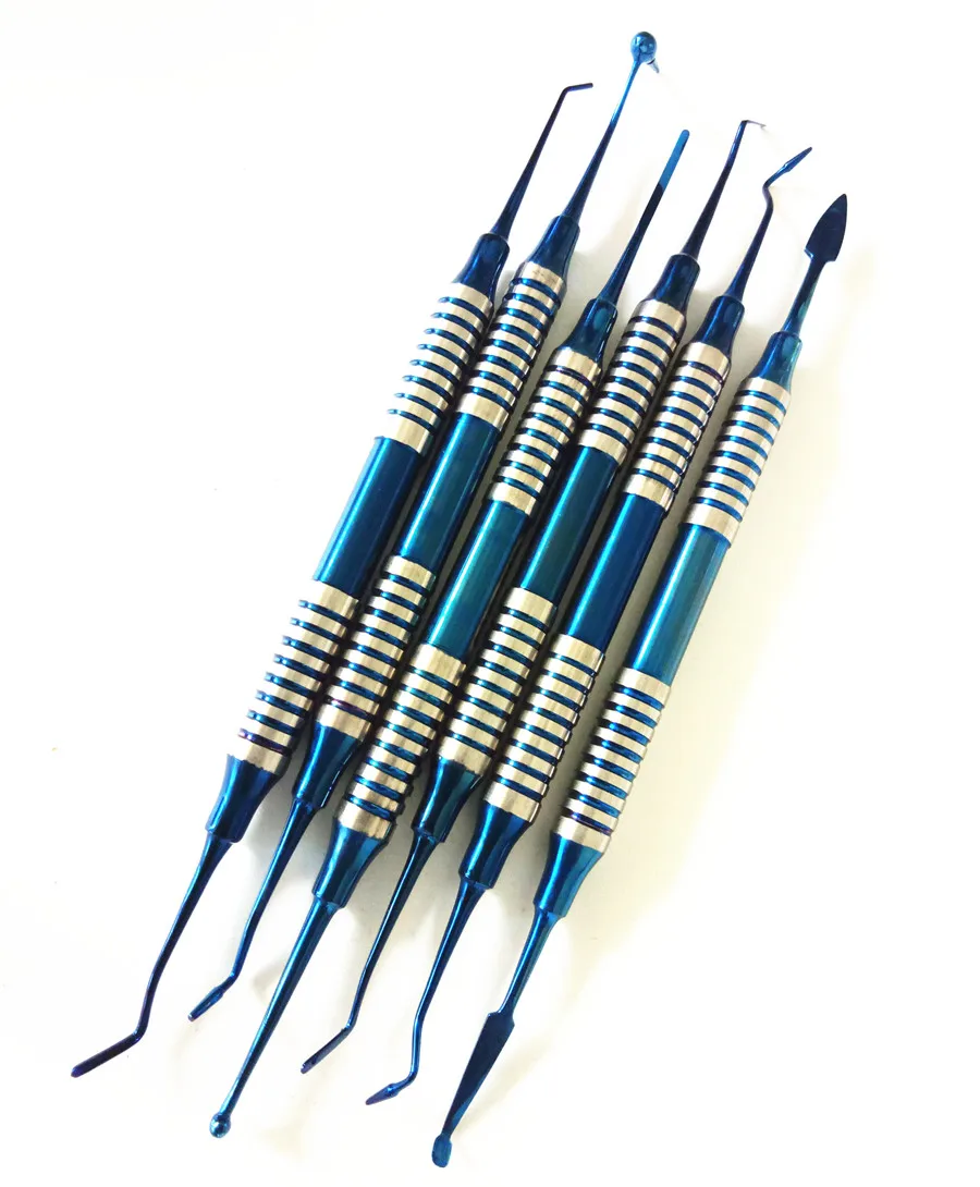 

2019 good quality dental Resin packer set Resin Aesthetic Restoration Kit Resin phototool dentist tools