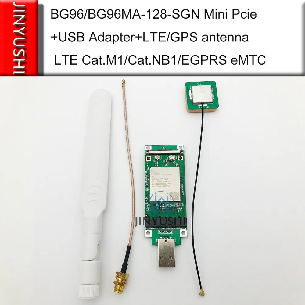 JINYUSHI для нового бренда BG96/BG96MA 128 SGN Mini PCie + USB адаптер LTE/GPS антенна LTE Cat.M1/Cat.NB1/prs eMTC