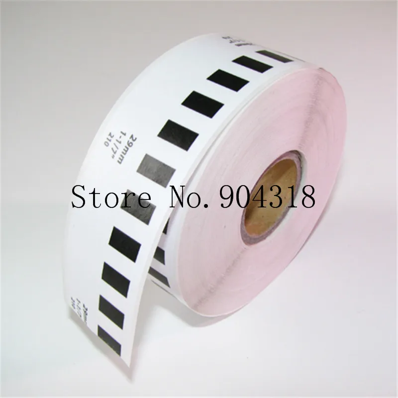 

100 x Rolls Brother DK 22210 DK22210 2210 Compatible Thermal Labels 29mm x 30.48m 1-1/7'' x 100' QL 570 580 700 1050 1060