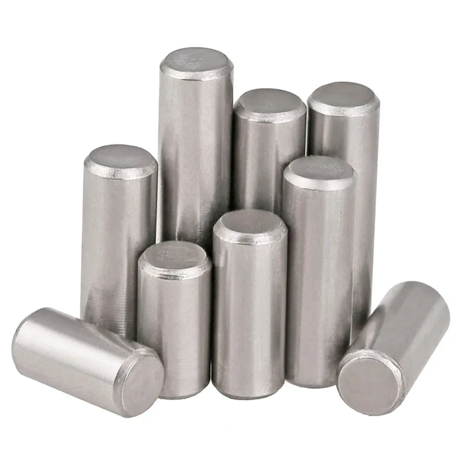 

20Pcs GB119 Standard M1.5 M2 M2.5 M3 304 Stainless Steel Cylinder Pins,Solid Pins,Locating Retaining Pins