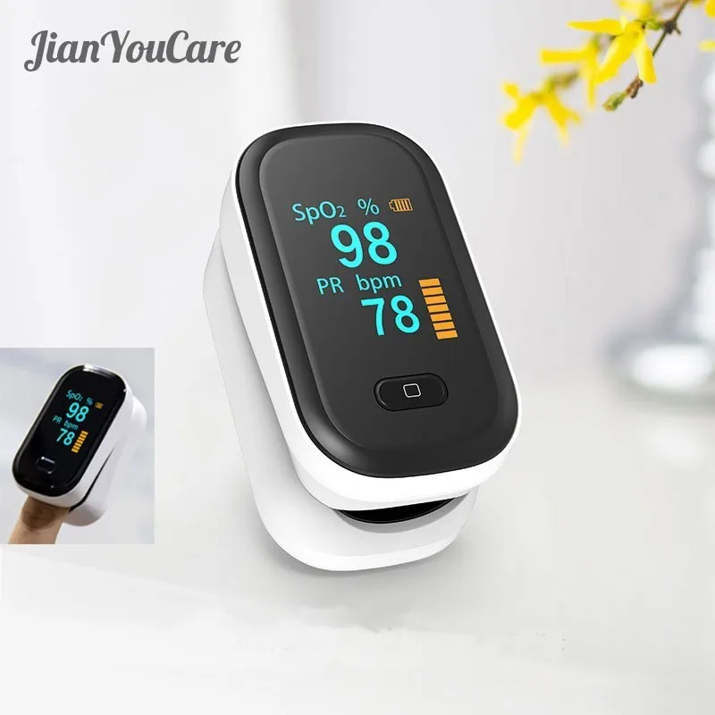 

New Medical Portable Fingertip Oled Pulse Oximeter Blood Oxygen finger Heart Rate Saturation Meter Oximetro De pulso Saturometro