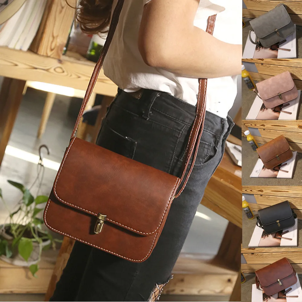 

Fashion Crossbody Bag 2019 Women Lady Leather Satchel Handbag Shoulder Tote Messenger Crossbody Bag