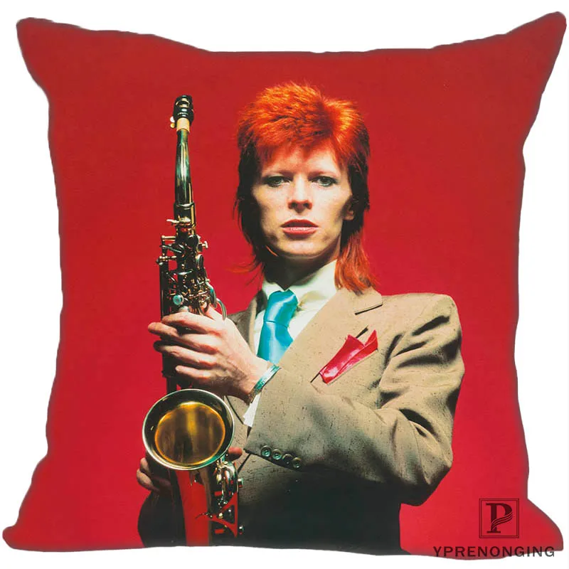 

Custom Decorative Pillowcase David Bowie Guitar Square Zippered Pillow Cover (One Side)180527-21-22