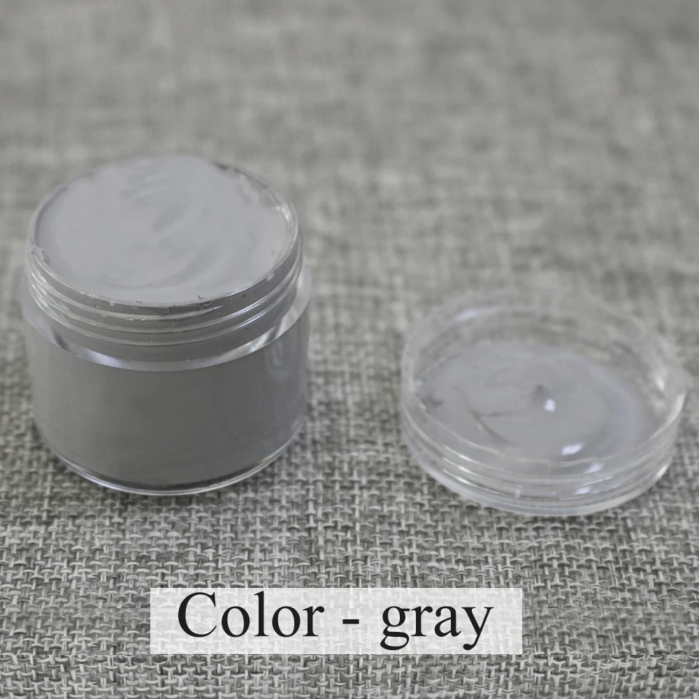 

Gray Leather Coloring Paste 30ml Used for Leather Sofa,Bag,Clothing,Shoe,All Leather Products Can Be Applied ToRepair Color