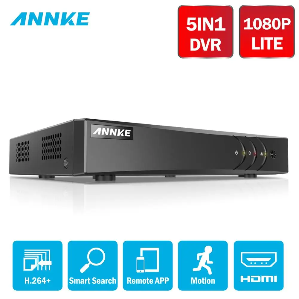 ANNKE 8 каналы 1080P Lite 1080N высокого разрешения TVI H.264 + DVR для ВИДЕОНАБЛЮДЕНИЯ системы