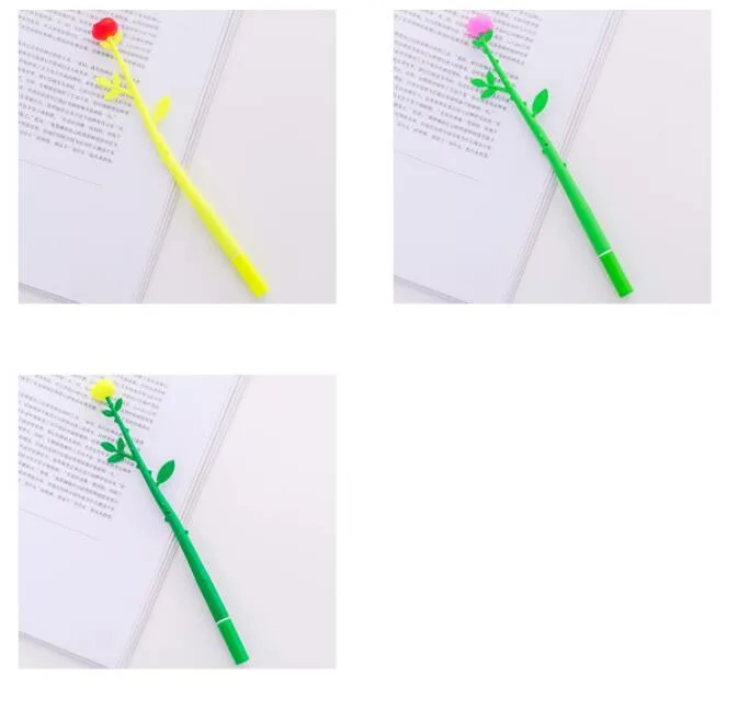 12 шт./лот) стержень сменный гелевый ручка 0,38 мм каваи цветок ручка школьные принадлежности офисные принадлежности уголок радости
