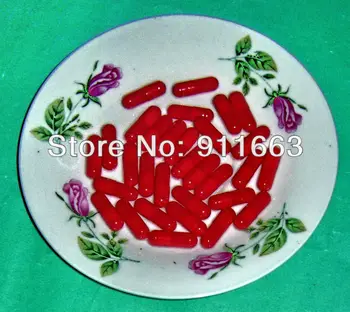 

0# 10,000pcs,joined capsules! red-red colored capsules,hard gelatin empty capsules size 0.medicine packaging