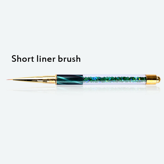 Style Nail Art Cat Eye Rhinestone Acrylic Uv Gel Extension Liner Grids Flower Design Painting Pen Brush Manicure Tool