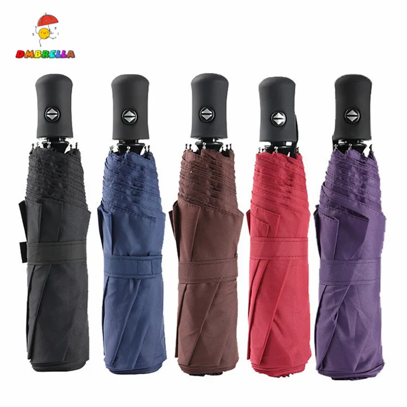 

DMBRELLA Wind Resistant 3 Folding Automatic Umbrella Rain Portable Durable Umbrellas Rain for Men Gift Kid Travel Parasol DM008