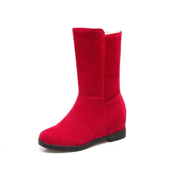 

Contracted joker autumn/winter 2018 new women's shoes with high heels increased within 30 to 50 short boots, 1181101