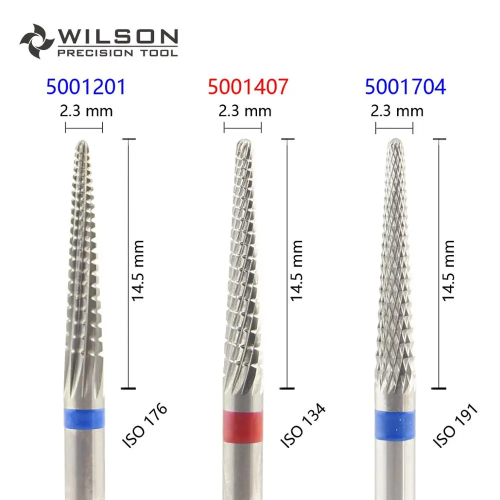 Conical Shape ISO 201 023 Other Cut HP WILSON Tungsten Carbide Burs 5001201 5001407 5001704 10 pcs pack easyinsmile carbide dental burs tungsten cutter crown polish friction grip shank round x cut cross cut taper head