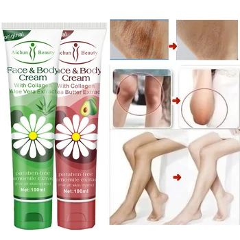 Extrait de beurre de karité crèmes et Lotion pour le corps crème hydratante pour les peaux sèches et les peaux rugueuses crème Anti-âge blanchissante