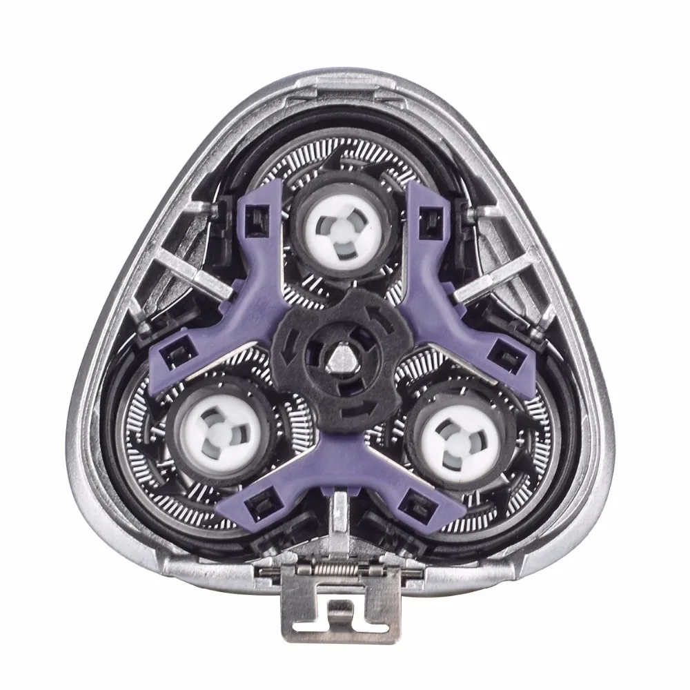 Jual Kemei Electric Rambut Clipper Pemangkas Rambut Isi Ulang Alat Cukur Listrik Triple Blade 3D Rambut Mengambang untuk Pria Mencukur Pisau Cukur