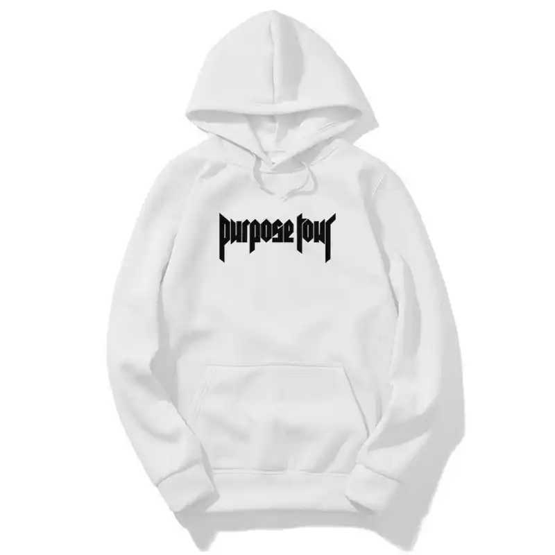 purpose tour hoodie black