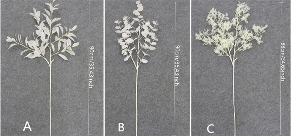 Имитация зеленого растения, искусственные листья, оливковый Эвкалиптовый денежный лист, свадебные украшения белого цвета, пластиковая ветка дерева, Цветочная композиция