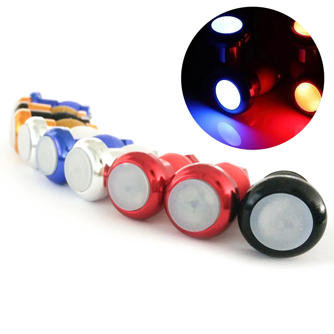 Buy 1 Pcs LED Bicycle Bike Light 3 Modes Handlebar End