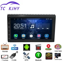2 Din 7 «Android Универсальное автомобильное радио мультимедийный плеер Bluetooth gps навигации стерео Зеркало Ссылка FM Wi-Fi Mp3/4/5 радио