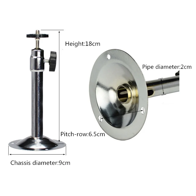 

The monitoring camera bracket type I hoisting camera electroplating bracket is 18CM for photographic room