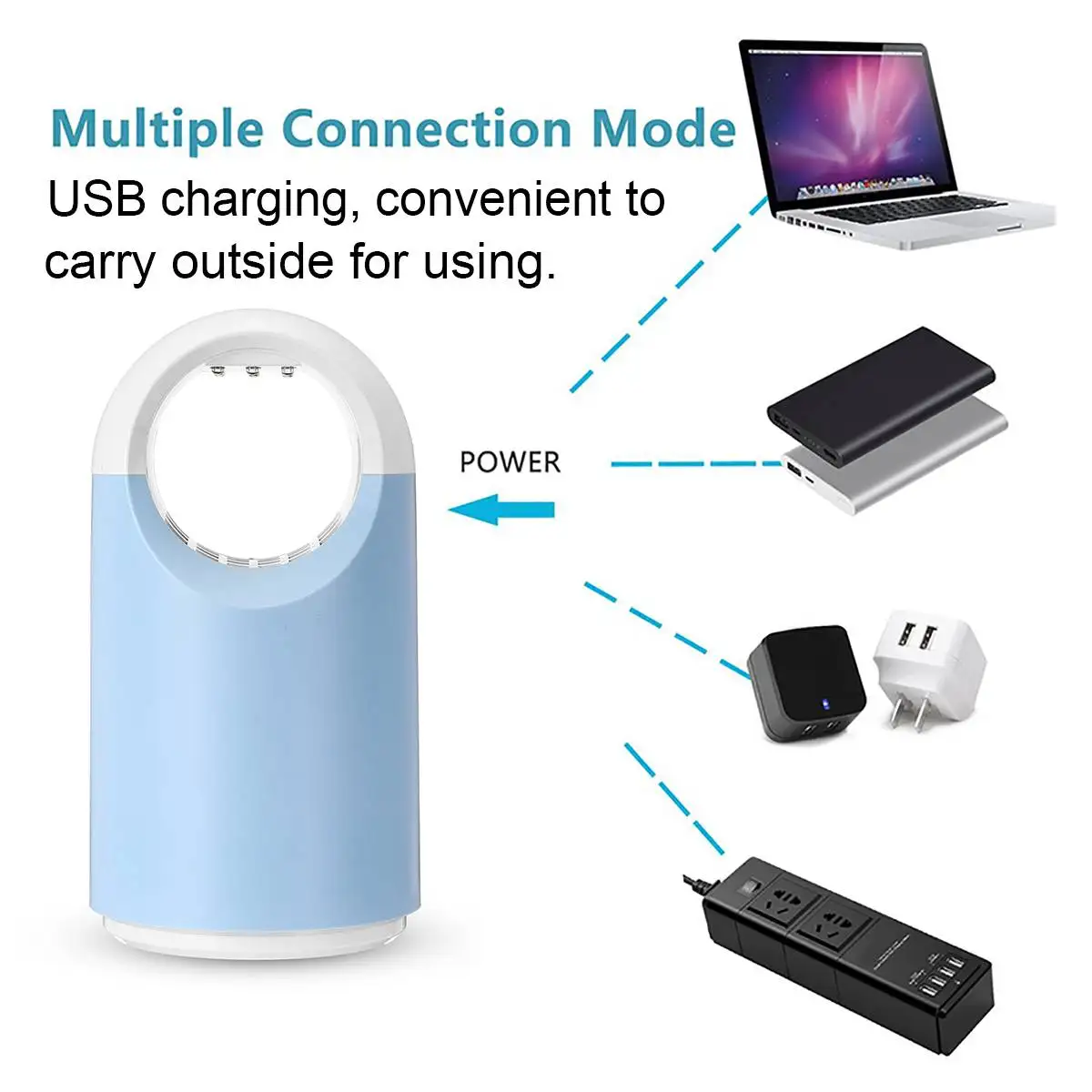 Электрический Противомоскитный репеллент 360 USB свет нерадиационный немой светодиодный светильник средство от насекомых Безопасный Удобный энергосберегающий спальня зал