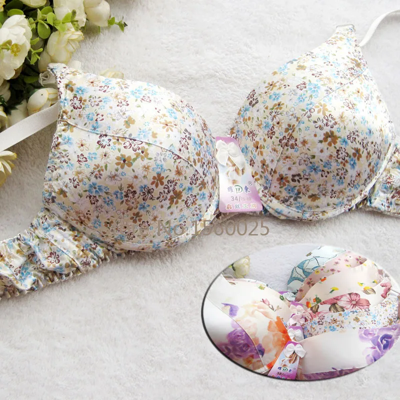 silk net bra