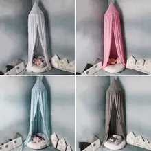 Леденцы, цветной, чистый детский тканевый купольные палатки балдахин принцесса детская спальня фотография Опора кровать с противомоскитной сеткой матрас