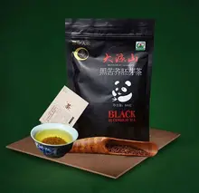 500gGenuine Black buckwheat tea germ tea Sichuan Liangshan full down three high Shu people buckwheat tea bag bag bulk shipping