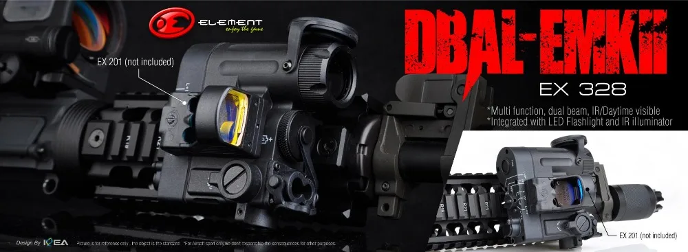 Элемент Softair пушка Airsoft тактический Wapens Фонарик ИК лазерной DBAL EMKII D2 оружие лазерная указка Tatical военной оружия лампе