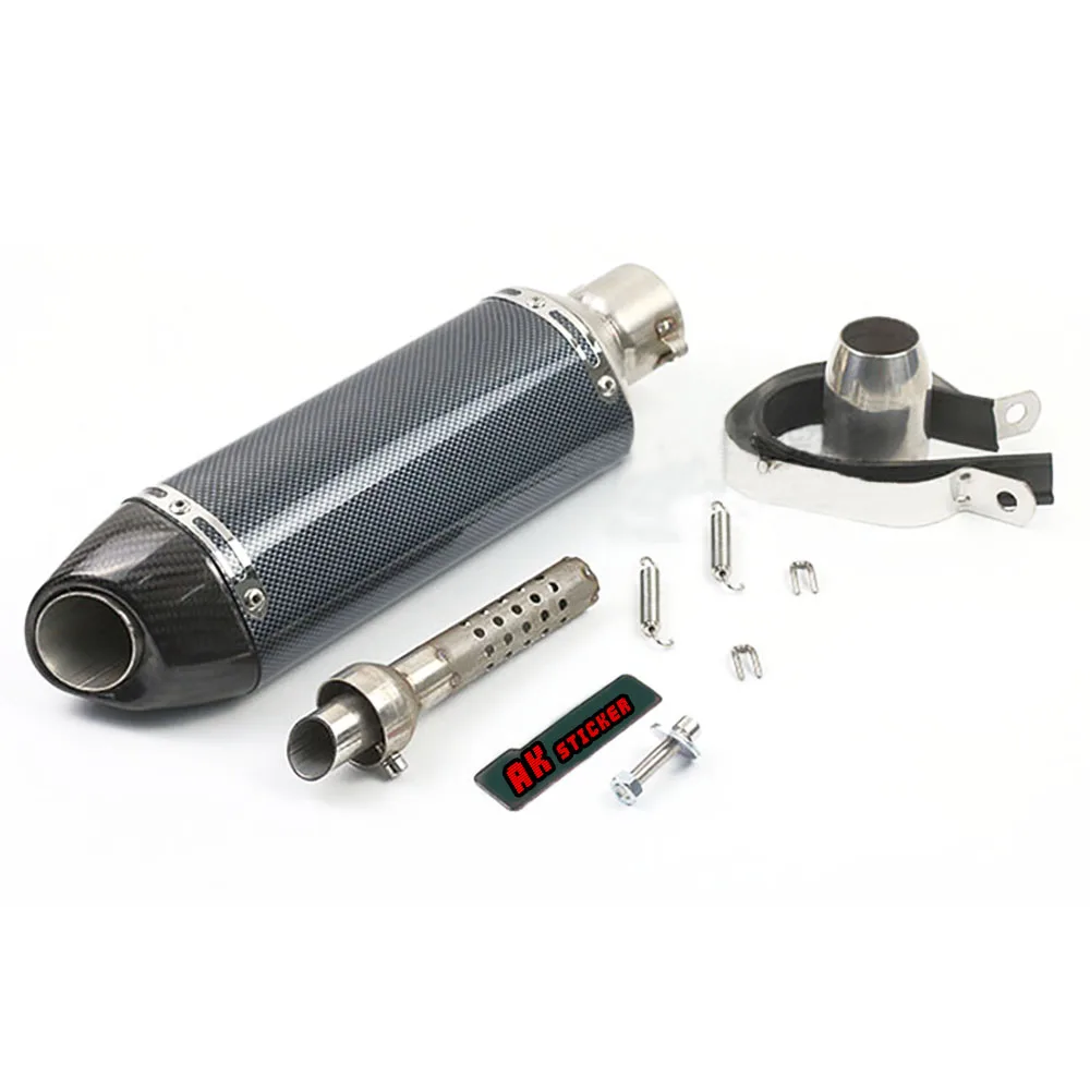 Modified Multicolor Stainless Steel Motorcycle Exhaust Pipe Muffler