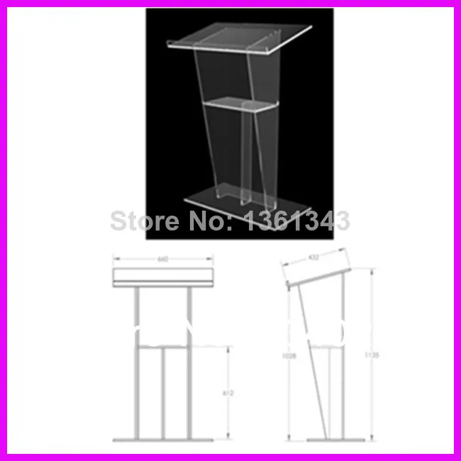 

Hot selling Acrylic Podium Cheap Other School Furniture