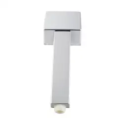 Новая горячая Распродажа квадратный рукоять светодиодный Контроль температуры Showerhead Цвет изменение Насадки для душа для Ванная комната