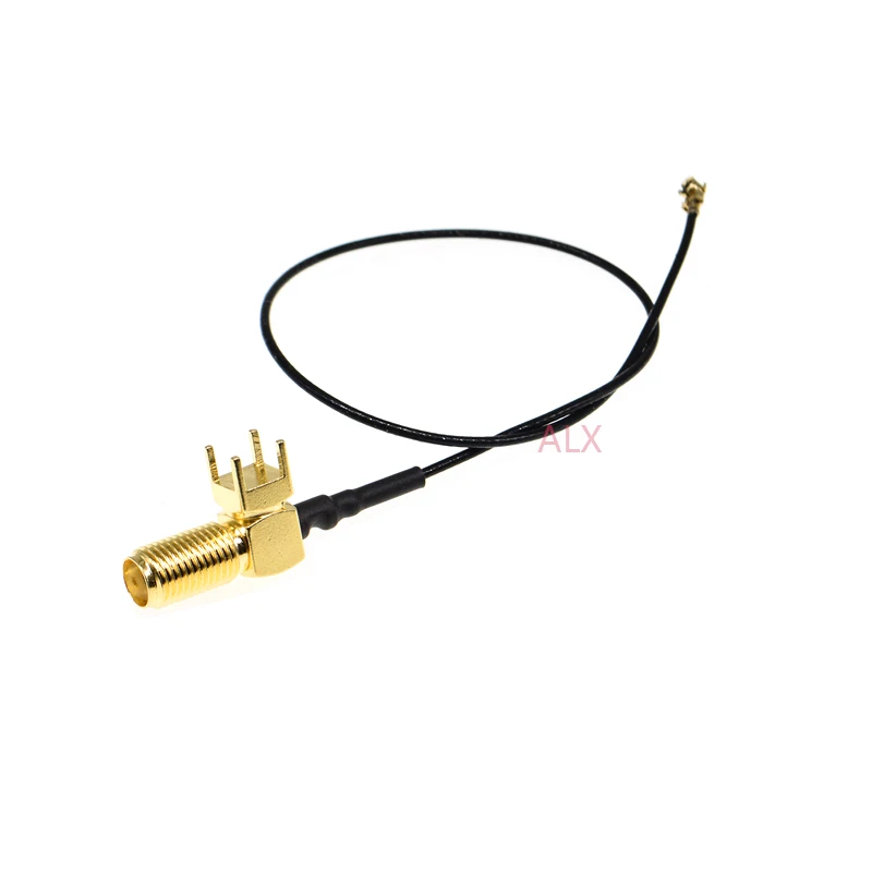 2 шт. 20 см SMA правый угол Джек к IPEX гнездовой разъем RF кабель Pigtail RG178 uFL/антенна IPX