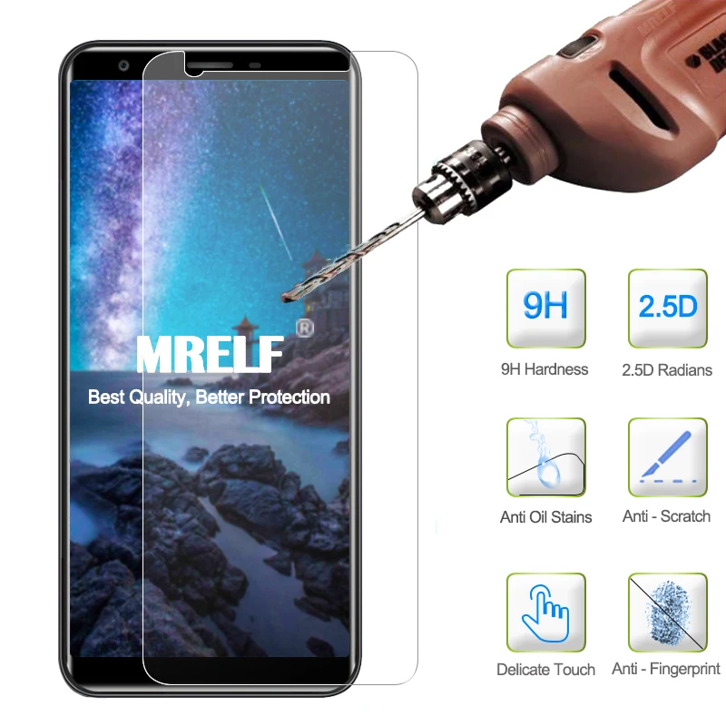 2.5D 9H закаленное стекло для Oukitel C11 Защитная пленка экрана на телефон защитная |