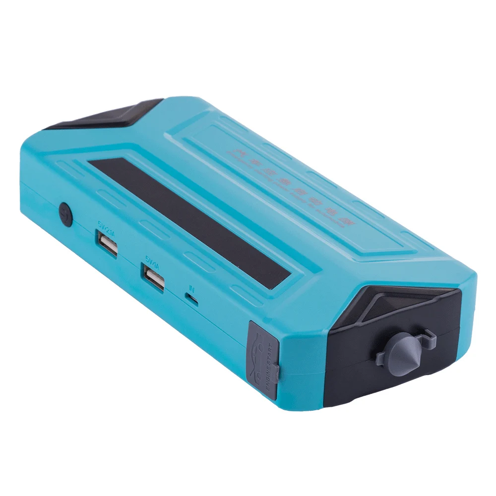 

1 Set Blue 50800mAh Power Bank Booster Mini Battery Charger Car Jump Starter Auto-Emergency Multi-Function Drop Shipping