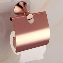 Розовое золото держатель для туалетной бумаги из нержавеющей стали рулона бумаги держатель для туалетной бумаги с крышкой настенный держатель аксессуары для ванной комнаты Набор A178