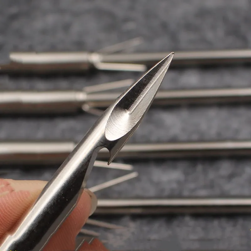 

New triangle stainless steel 50pcs arrow bow fishing slingshot arrow hunting shooting catapult darts shooting