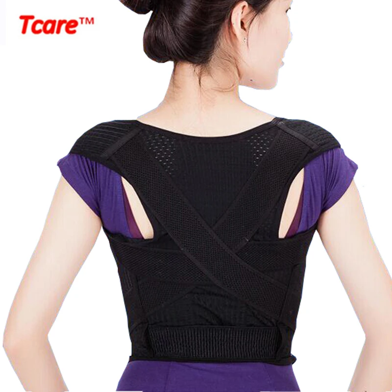 ФОТО Tcare New Hot Breathable Shoulder Back Posture Corrector Health Care Posture Support Belt Unisex