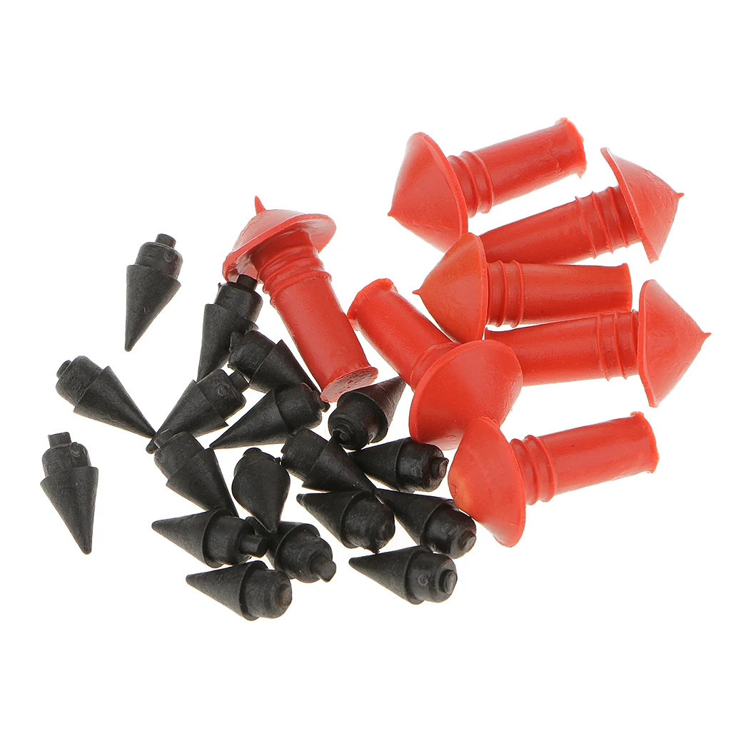 MagiDeal 160pcs Black Plastic With Red Rubber Plugs Motorcycle Tire Repair Tool Kit Bicycle Repair Tools  