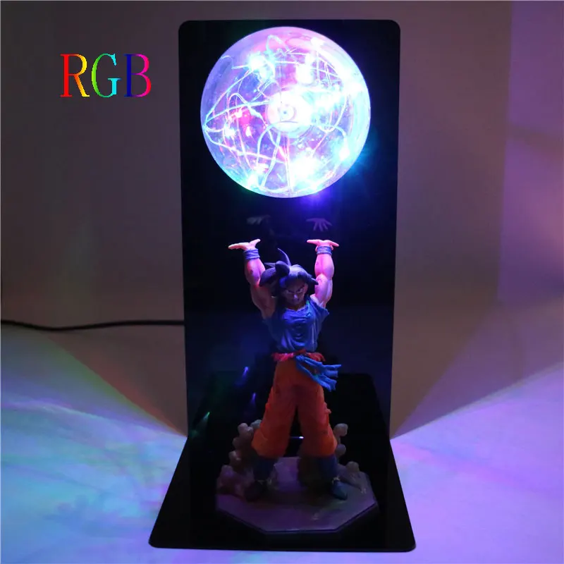 Dragon Ball Z лампа Сон Гоку сила бомбы Luminaria для маленьких детей СВЕТОДИОДНЫЙ Ночник детская прикроватная декоративная настольная лампа - Испускаемый цвет: RGB