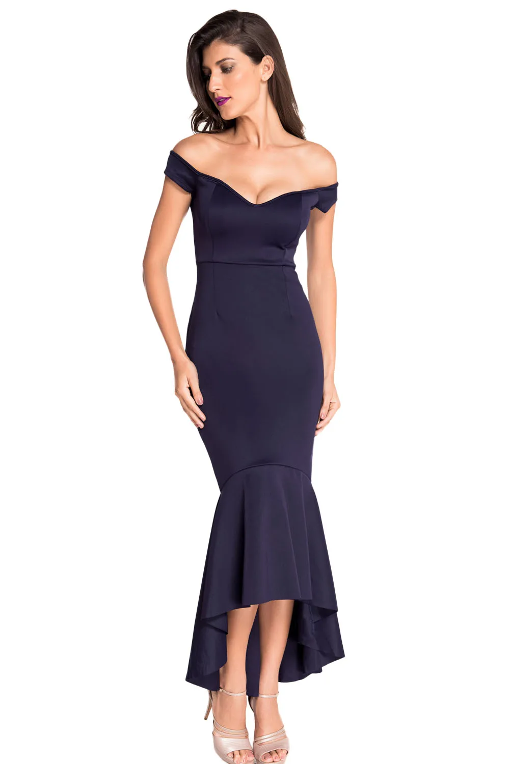 Jill style sexy off the shoulder party princess sleeve maxi dress mango windsor