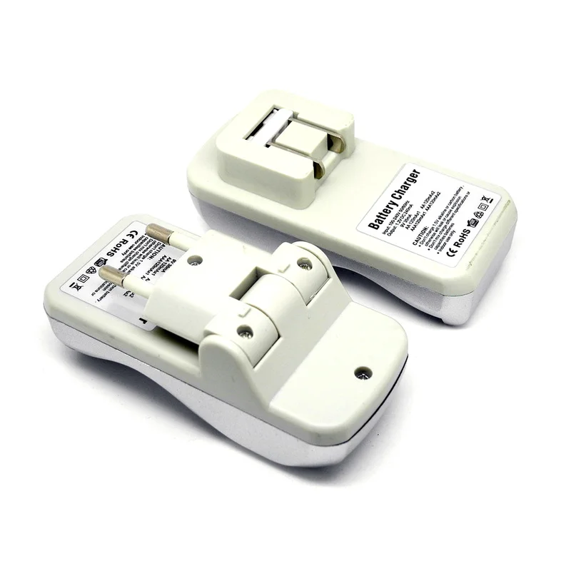 

2 Slots AA/AAA 9V Rechargable Ni-MH Battery Charger EU/US Plug Battery Battery Independent Charging Portable Insulation Charger