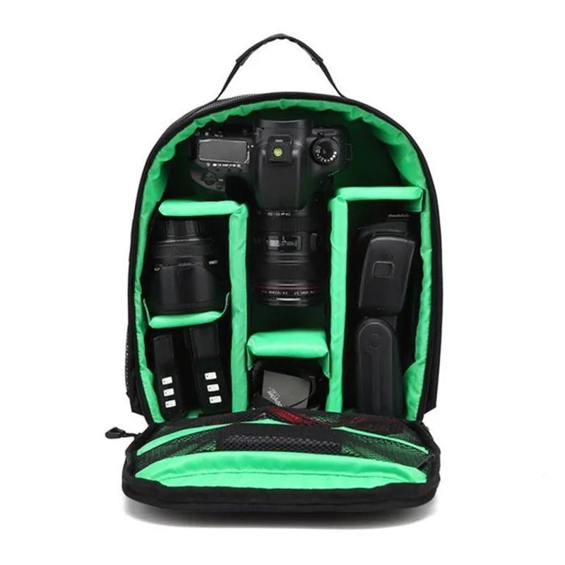 Waterproof DSLR Backpack Video Digital DSLR Camera Bag Multi-functional Outdoor Camera Photo Bag Case for Nikon Canon DSLR Lens cute camera bags